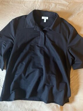 COS Black Collared Shirt
